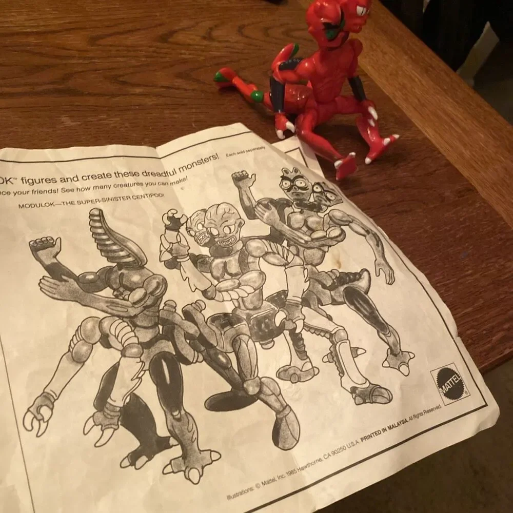 MASTERS OF THE UNIVERSE MODULOK VINTAGE USED ACTION FIGURE 1980'S RETRO